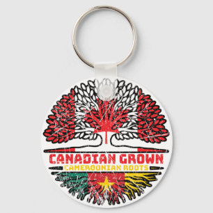 Llavero Camerún: Raíces de árboles canadienses en Canadá