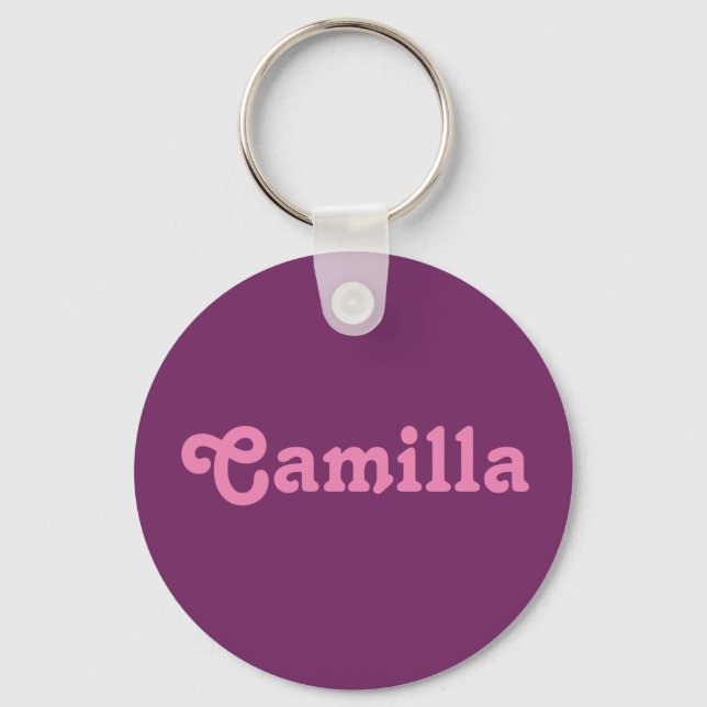 Llavero Camila de cadena de claves (Anverso)