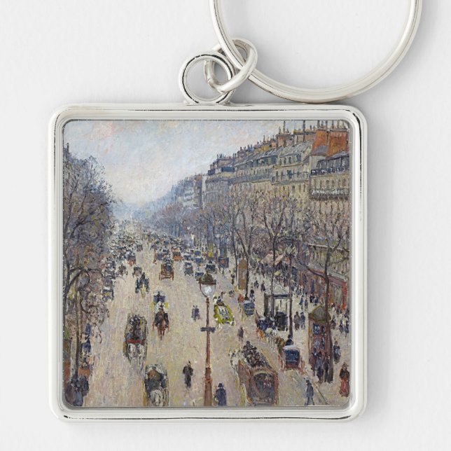Llavero Camille Pissarro - Boulevard Montmartre, mañana (Frente)