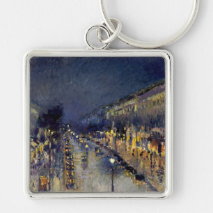 Llavero Camille Pissarro - Bulevar Montmartre de noche