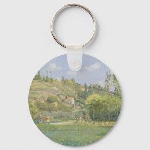 Llavero Camille Pissarro el   un Cowherd en Valhermeil,