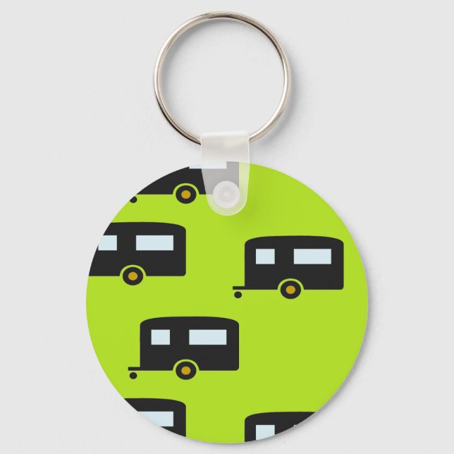 Llavero Caminando en verde (Anverso)