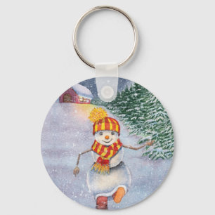 Llavero Caminando navidades de snowman