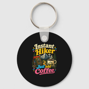 Llavero Caminante instantáneo solo agrega café divertido c
