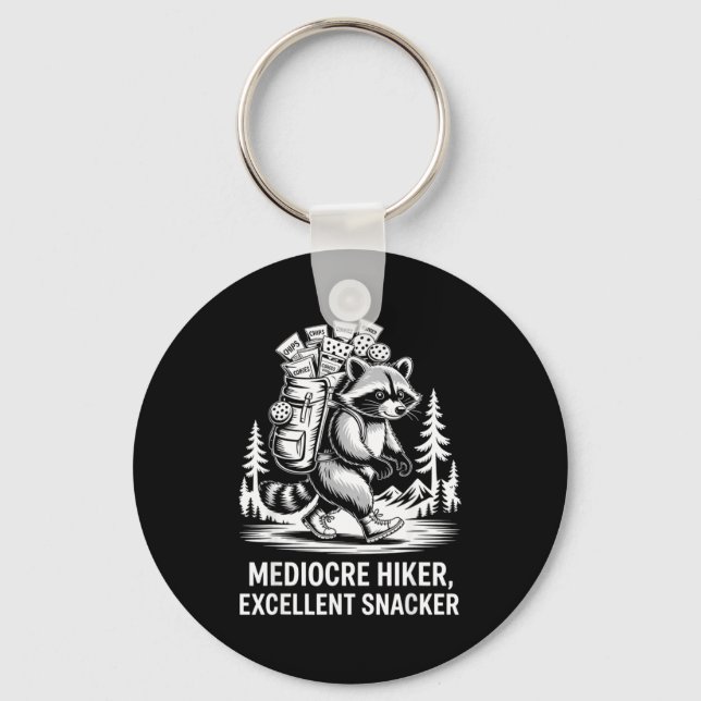 Llavero Caminante mediocre excelente snacker mapache diver (Anverso)