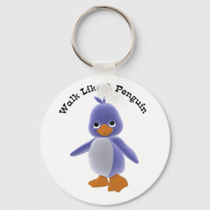 Llavero Caminar Como Una Cadena Clásica Pingüino