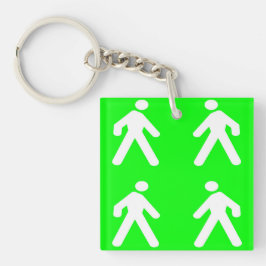 Llavero Caminar por el verde