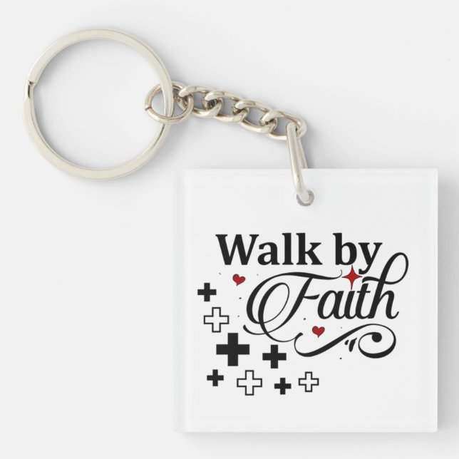Llavero Caminar por la fe (Frente)