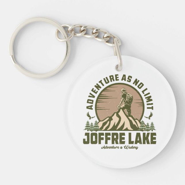 Llavero Caminata Retro Joffre Lake (Frente)