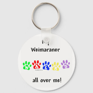Llavero Caminatas de Weimaraner - Keychain