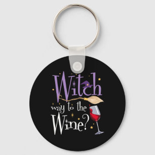 Llavero Camino Bruto A La Bebida De Halloween Vino Para Wi