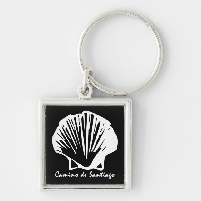 Llavero Camino de Santiago, anillo de llaves del peregrino (Frente)