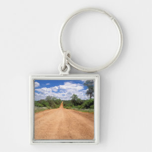 Llavero Camino de tierra, Parque Nacional Kruger, Mpumalan