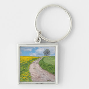 Llavero Camino de tierra y árbol