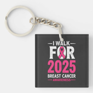 Llavero Camino por la camiseta básica masculina de cáncer 