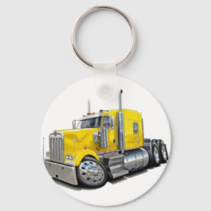 Llavero Camión amarillo de Kenworth w900