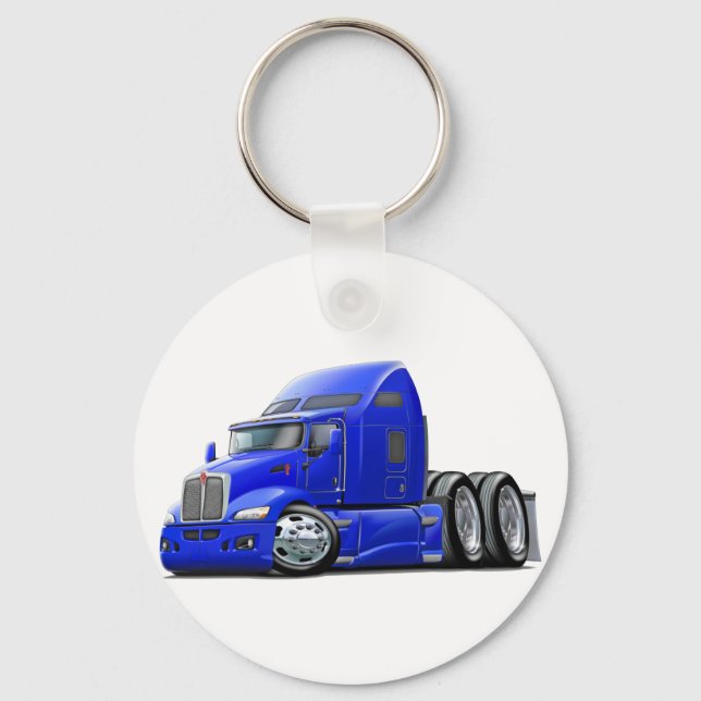 Llavero Camión azul Kenworth 660 (Anverso)