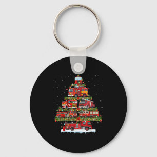 Llavero Camión de bomberos navidad enciende a bombero cami