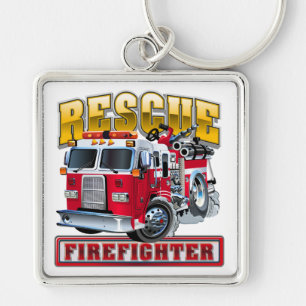 Llavero camión de bomberos personalizados