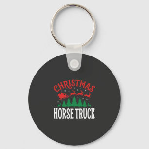 Llavero Camión de Caballo de Navidad Trineo de Santa