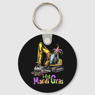 Llavero Camión de Construcción Mardi Gras Vehículo Lindo N