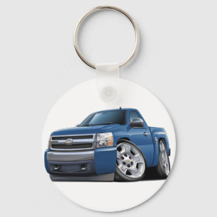 Llavero Camión de granito azul Chevy Silverado