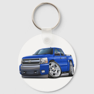 Llavero Camión del azul de Chevy Silverado Dualcab