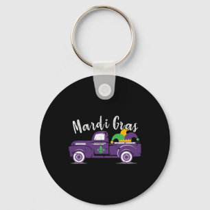 Llavero Camión Mardi Gras - Gracioso regalo de Mardi Gras