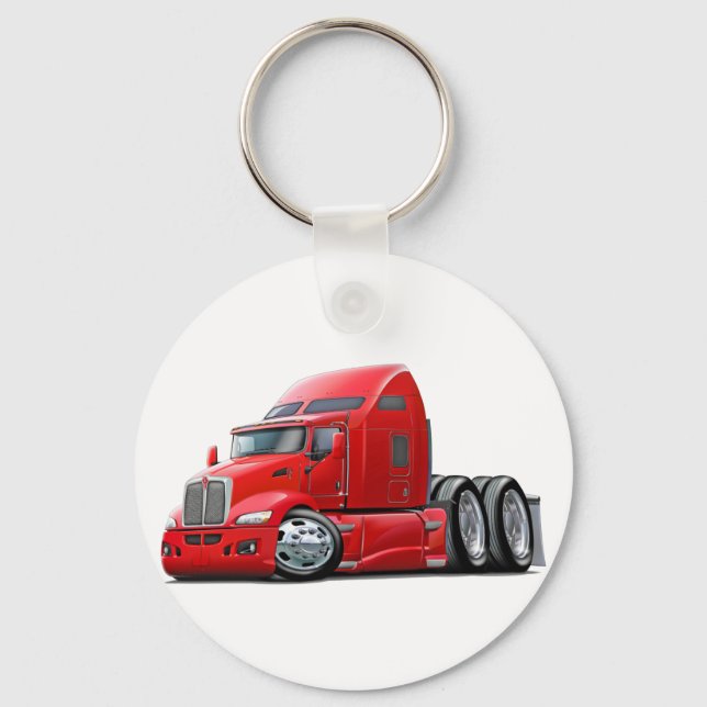 Llavero Camión Rojo Kenworth 660 (Anverso)