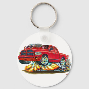 Llavero Camioneta pick-up dual roja de Dodge SRT10
