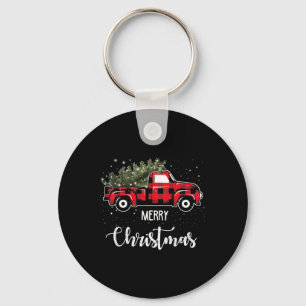 Llavero Camioneta Roja Vintage Camión Árbol De Navidad Pij