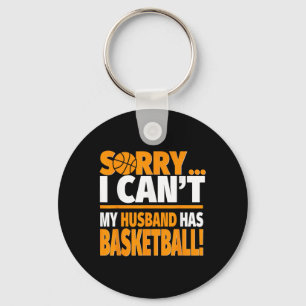 Llavero Camisa de esposa de entrenador de baloncesto o jug