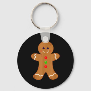 Llavero Camisa de hombre de jengibre Navidad Galletas Horn