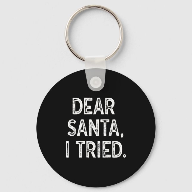 Llavero Camisa de navidades - Querido Santa I, juzgado (Anverso)