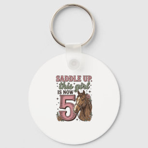 Llavero Camisa de vaquera de caballo para niña de 5 años