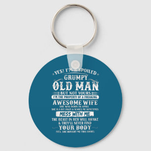 Llavero Camisa Mierda Grumosa Vieja Esposa Nacida