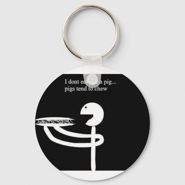 Llavero camisa que no como un cerdo (Anverso)