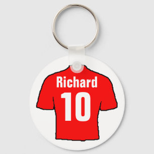 Llavero Camisas de hinchas de fútbol a personalizar.