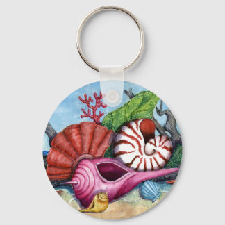 Llavero Camisas de playa Pintando cadena de claves