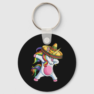 Llavero Camisas de Unicornio de Dabbing Cinco De Mayo Chic