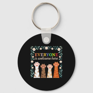 Llavero Camisas Florales Vintage Todos Son Bienvenidos Aqu