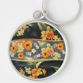 Llavero Camisas Retro Aloha e Hibiscus