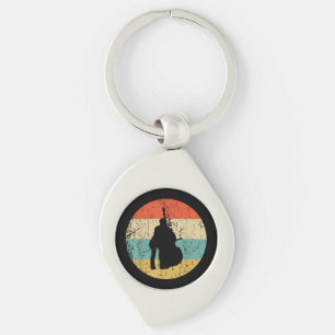 Llavero Camisas traseras - Música retro vintage