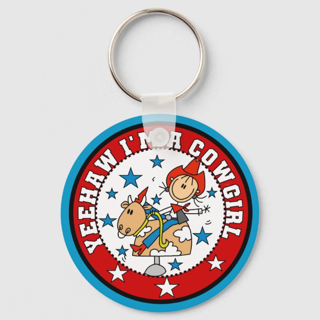 Llavero Camisas y regalos para chicas de Yee Haw (Anverso)