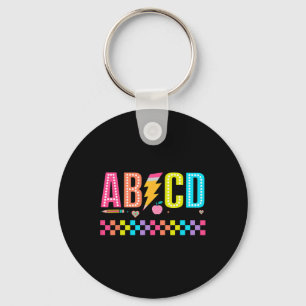 Llavero Camiseta Abcd de vuelta al cole 