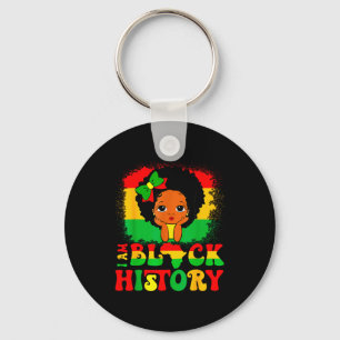 Llavero Camiseta Afro Moño Desordenado Historia Negra