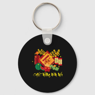 Llavero Camiseta Año Feliz Lunar Vietnamita Chuc Mung