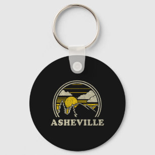 Llavero Camiseta Asheville Carolina del Norte Nc Vintage S