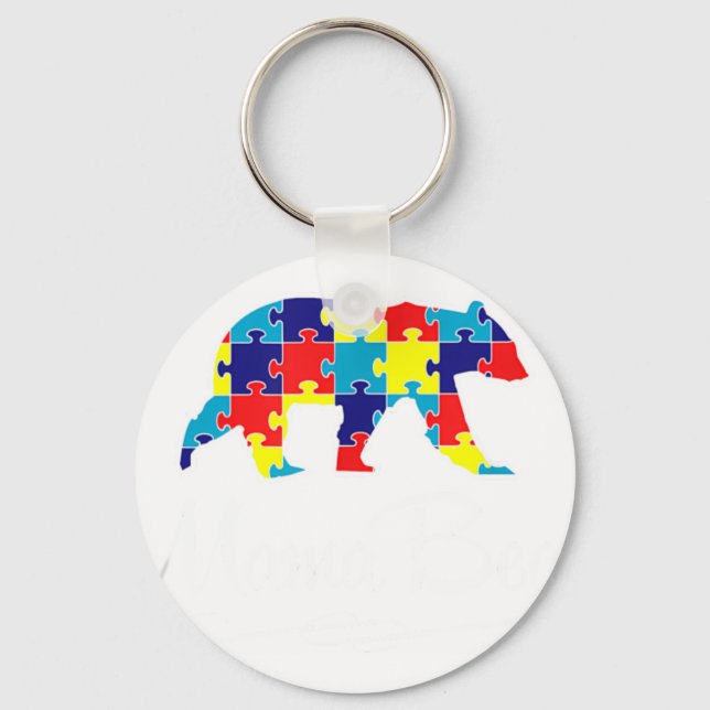 Llavero Camiseta Autismo Mama Bea (Anverso)