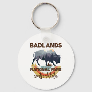 Llavero Camiseta Badlands South Dakota Parque Nacional Sd 